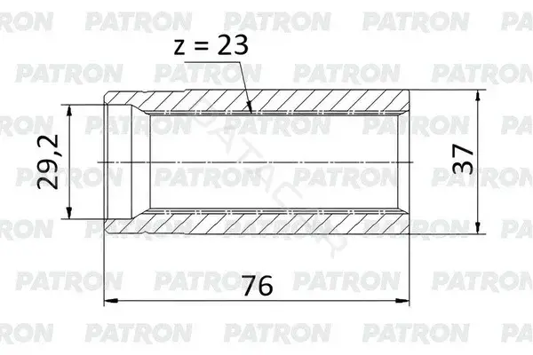 Гайка ступицы колеса PATRON PCV1462