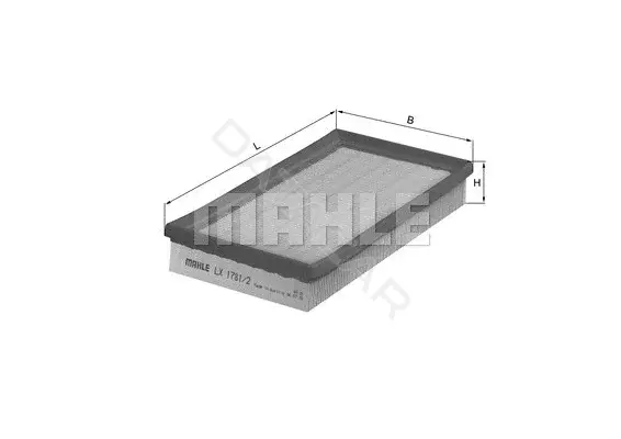 Воздушный фильтр KNECHT/MAHLE LX1781/2