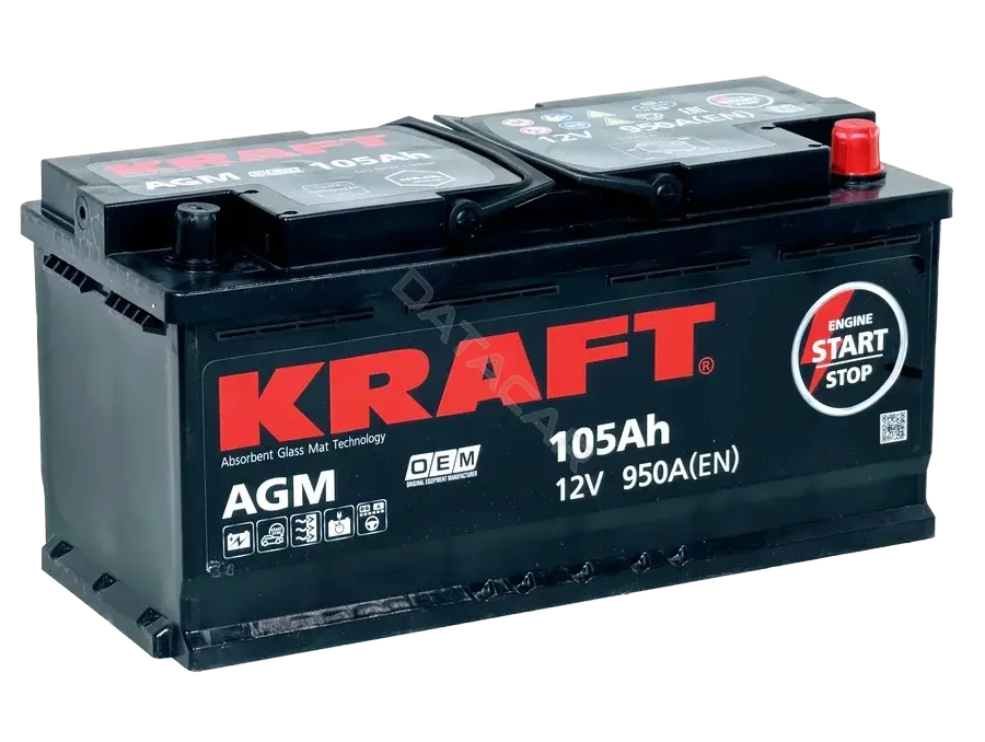 Аккумулятор KRAFT AGML6