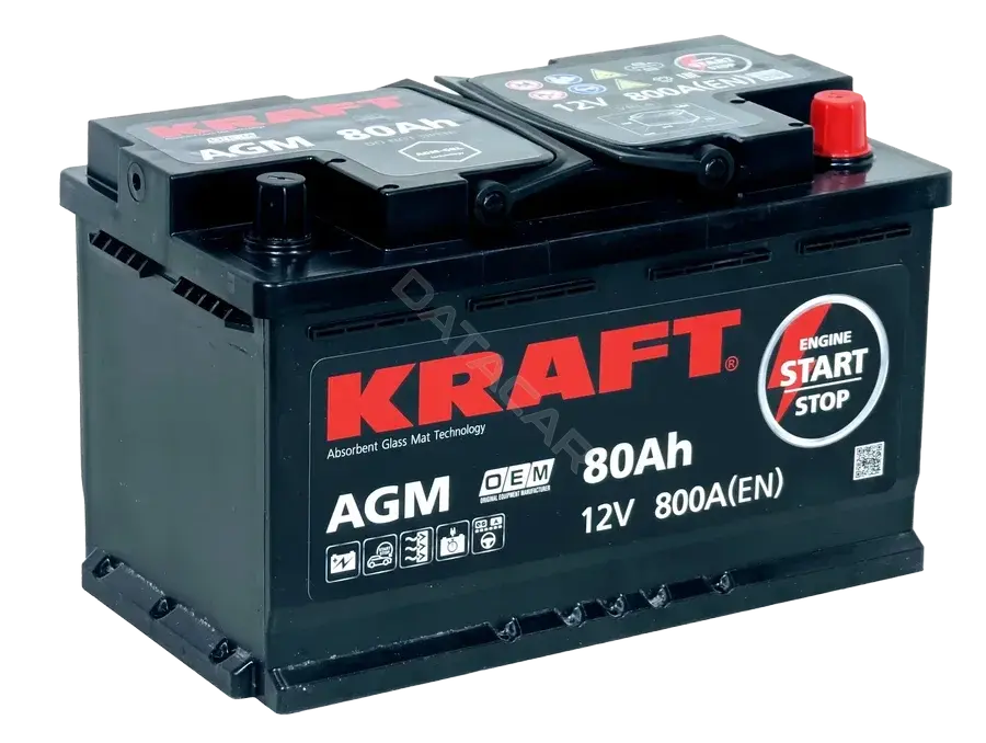 Аккумулятор KRAFT AGM-L4
