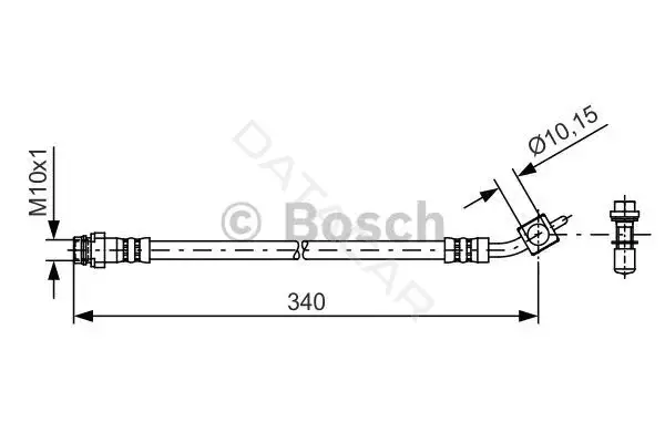 Тормозные шланги BOSCH 1987481423