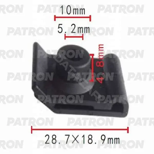 Клипсы, фиксаторы, зажимы PATRON P37-0019