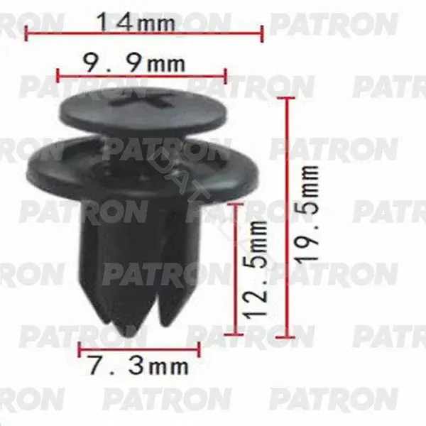 Клипсы, фиксаторы, зажимы PATRON P37-0029