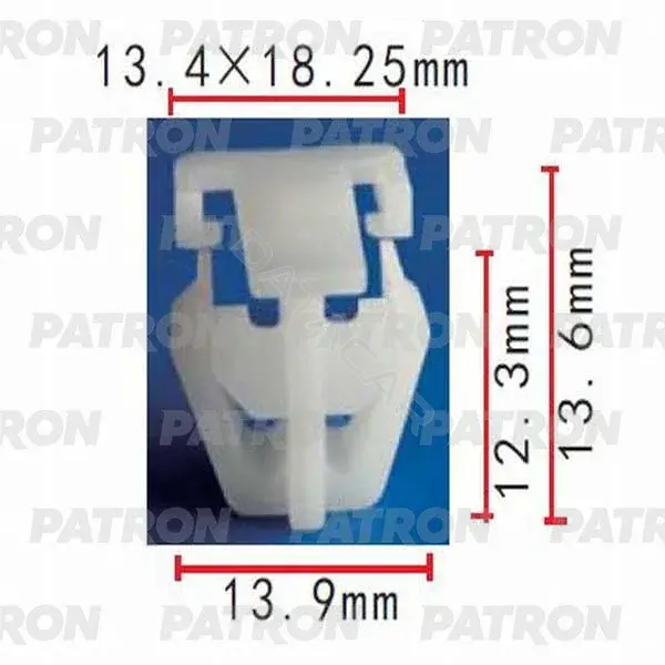 Клипсы, фиксаторы, зажимы PATRON P37-0032
