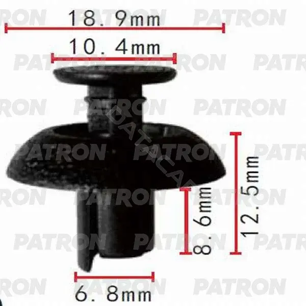 Клипсы, фиксаторы, зажимы PATRON P37-0035
