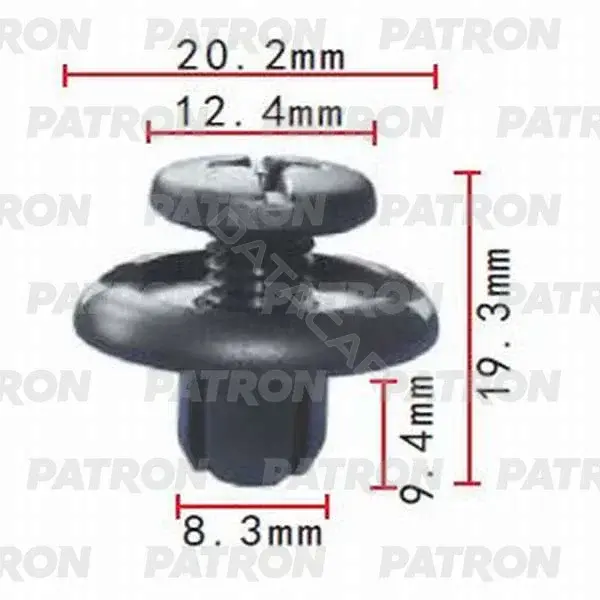 Клипсы, фиксаторы, зажимы PATRON P37-0061