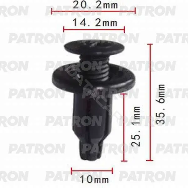 Клипсы, фиксаторы, зажимы PATRON P37-0095