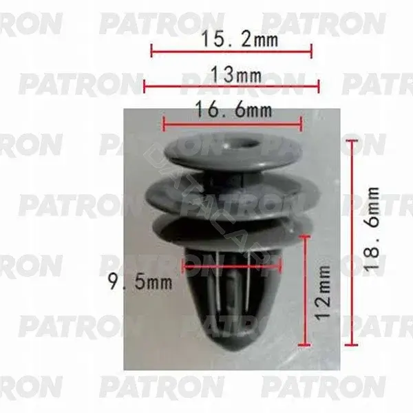 Клипсы, фиксаторы, зажимы PATRON P37-0143