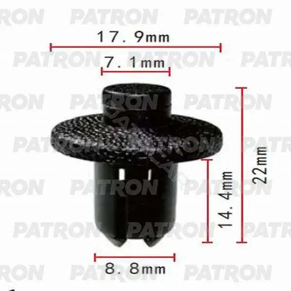 Клипсы, фиксаторы, зажимы PATRON P37-0149