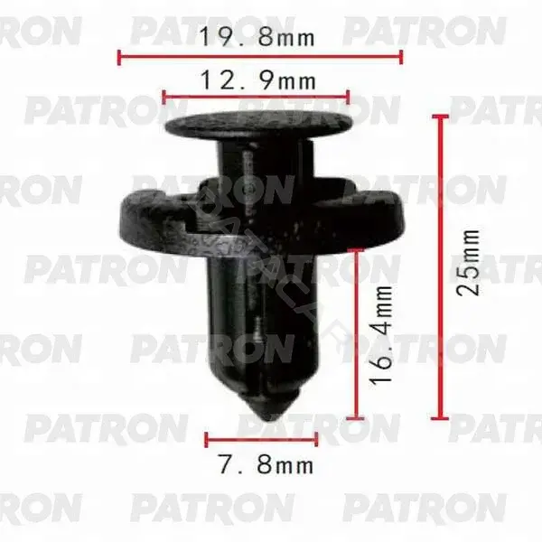 Клипсы, фиксаторы, зажимы PATRON P37-0159