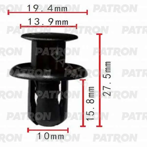 Клипсы, фиксаторы, зажимы PATRON P37-0162