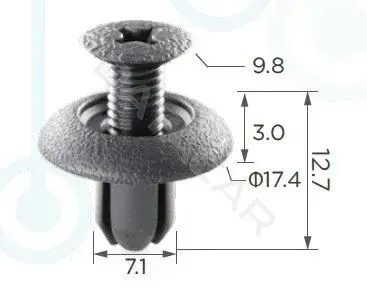 Клипсы, фиксаторы, зажимы PATRON P37-0163
