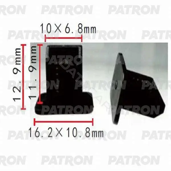 Клипсы, фиксаторы, зажимы PATRON P37-0168