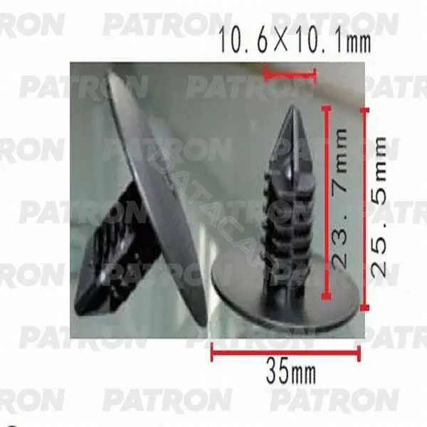 Клипсы, фиксаторы, зажимы PATRON P37-0175A