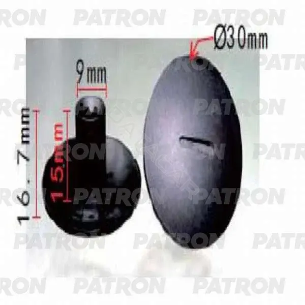 Клипсы, фиксаторы, зажимы PATRON P37-0177A