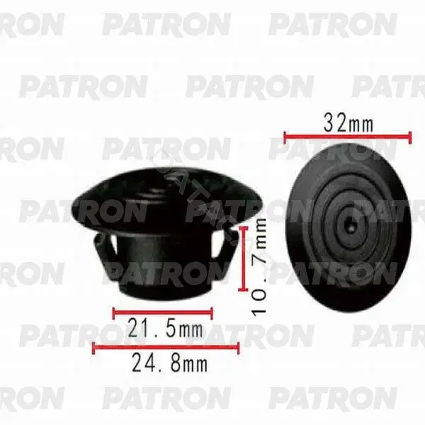 Клипсы, фиксаторы, зажимы PATRON P37-0183