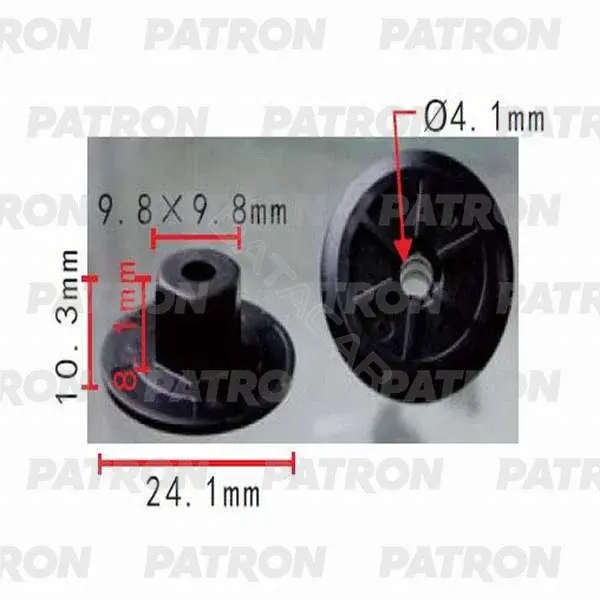 Клипсы, фиксаторы, зажимы PATRON P37-0192