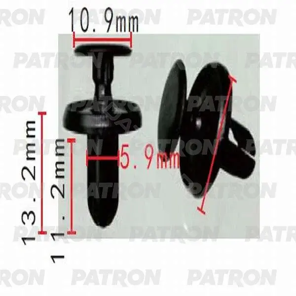 Клипсы, фиксаторы, зажимы PATRON P37-0215
