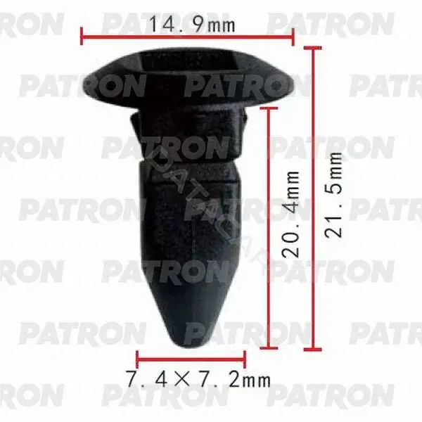 Клипсы, фиксаторы, зажимы PATRON P37-0227