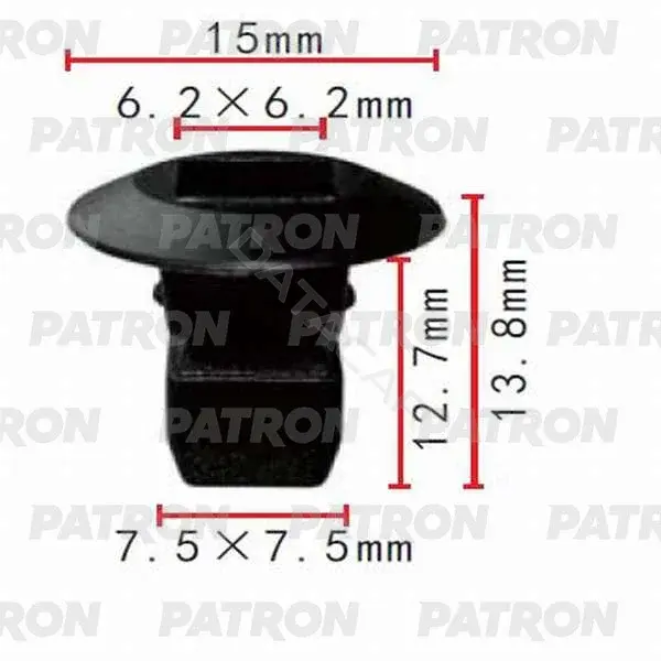 Клипсы, фиксаторы, зажимы PATRON P37-0228