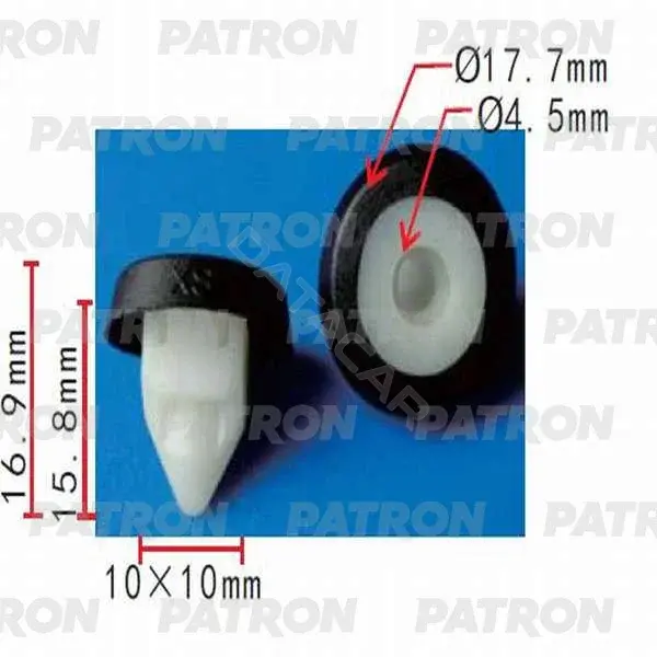 Клипсы, фиксаторы, зажимы PATRON P37-0229