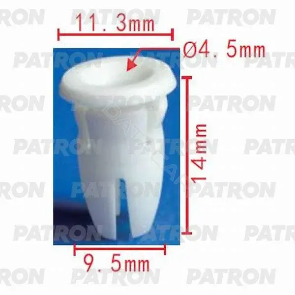 Клипсы, фиксаторы, зажимы PATRON P37-0235