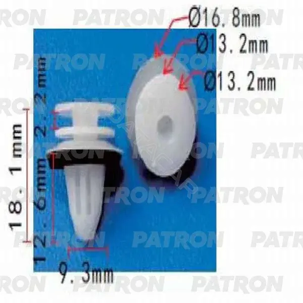 Клипсы, фиксаторы, зажимы PATRON P37-0246
