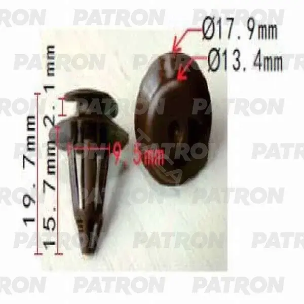Клипсы, фиксаторы, зажимы PATRON P37-0252