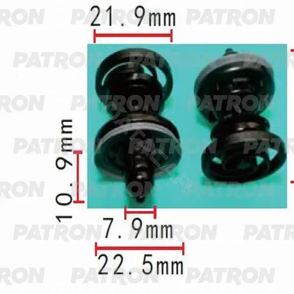 Клипсы, фиксаторы, зажимы PATRON P37-0254