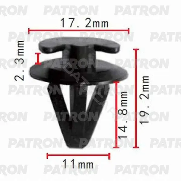 Клипсы, фиксаторы, зажимы PATRON P37-0263