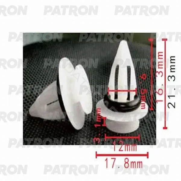 Клипсы, фиксаторы, зажимы PATRON P37-0264