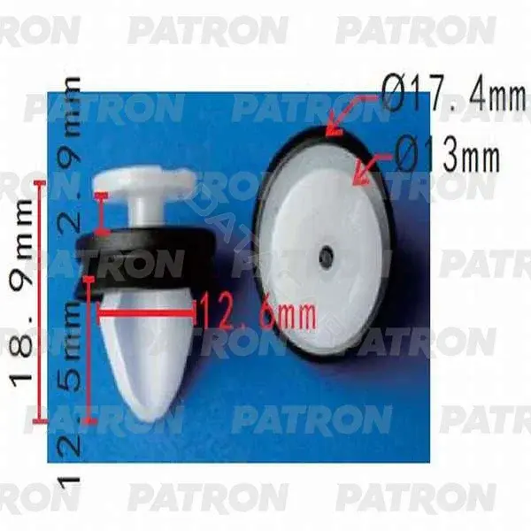 Клипсы, фиксаторы, зажимы PATRON P37-0272