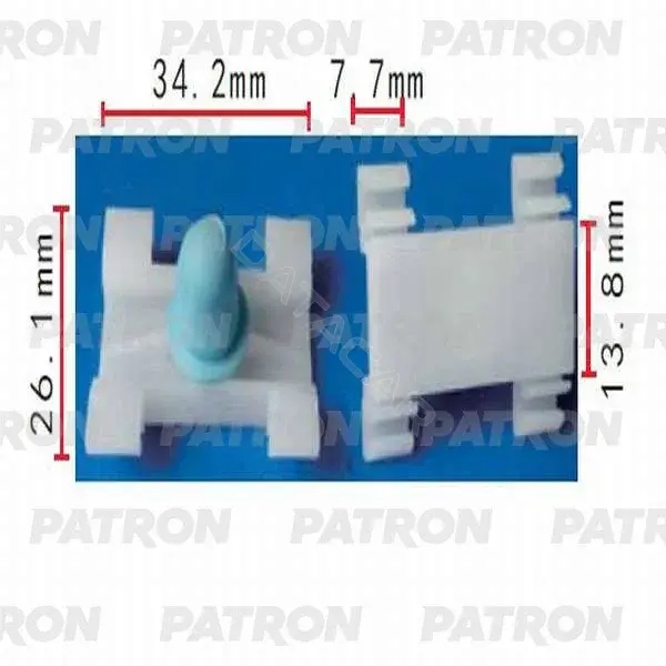 Клипсы, фиксаторы, зажимы PATRON P37-0293A