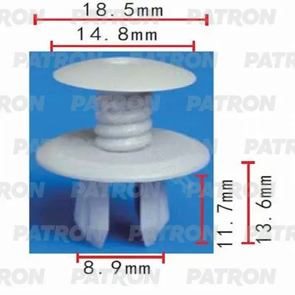 Клипсы, фиксаторы, зажимы PATRON P37-0312