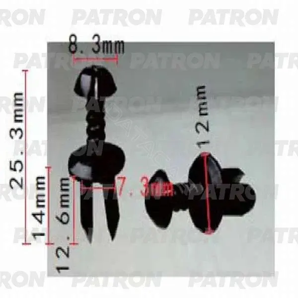Клипсы, фиксаторы, зажимы PATRON P37-0314