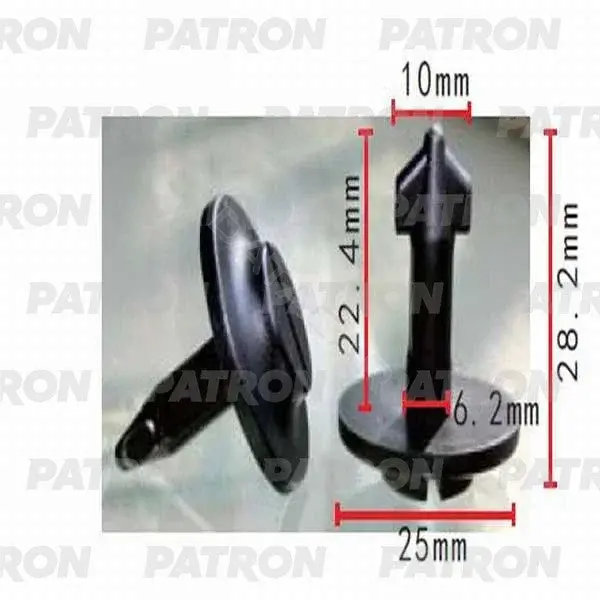 Клипсы, фиксаторы, зажимы PATRON P37-0321