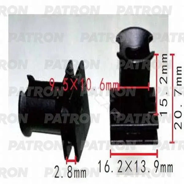 Клипсы, фиксаторы, зажимы PATRON P37-0335