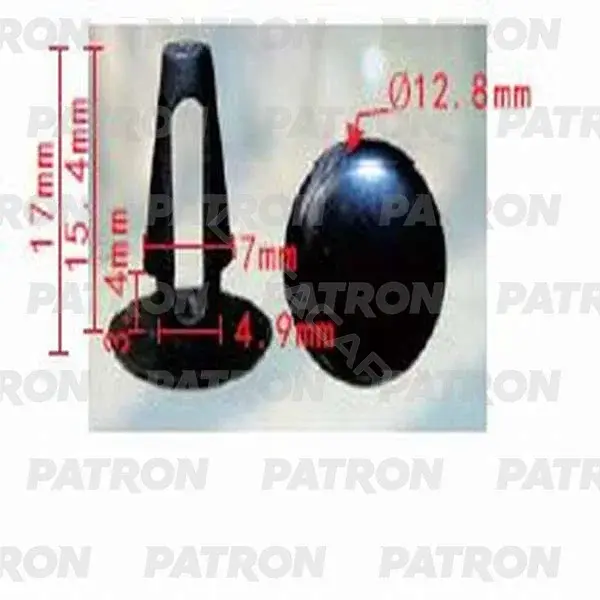 Клипсы, фиксаторы, зажимы PATRON P37-0340