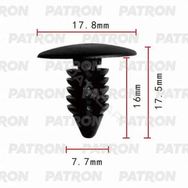 Клипсы, фиксаторы, зажимы PATRON P37-0342