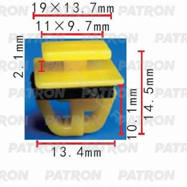 Клипсы, фиксаторы, зажимы PATRON P37-0379