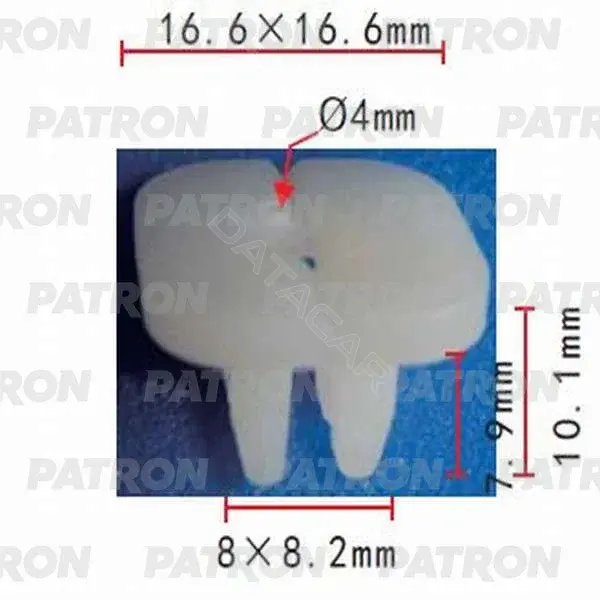 Клипсы, фиксаторы, зажимы PATRON P37-0396