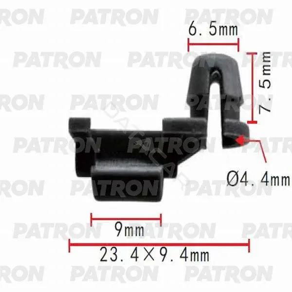Клипсы, фиксаторы, зажимы PATRON P37-0400