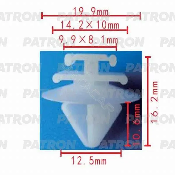Клипсы, фиксаторы, зажимы PATRON P37-0464