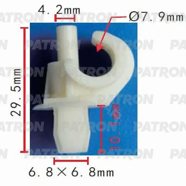 Клипсы, фиксаторы, зажимы PATRON P37-0487