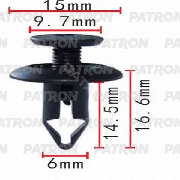 Клипсы, фиксаторы, зажимы PATRON P37-0492