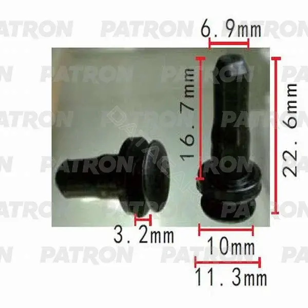 Клипсы, фиксаторы, зажимы PATRON P37-0503