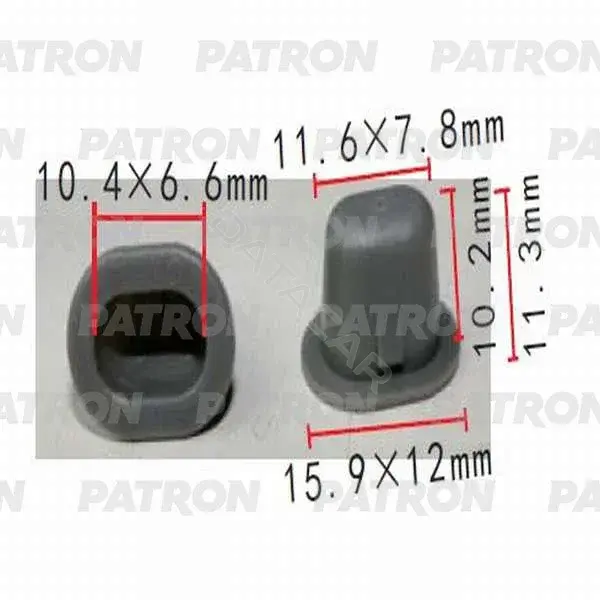 Клипсы, фиксаторы, зажимы PATRON P37-0518