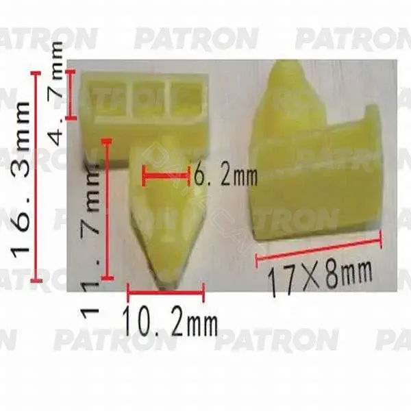 Клипсы, фиксаторы, зажимы PATRON P37-0519