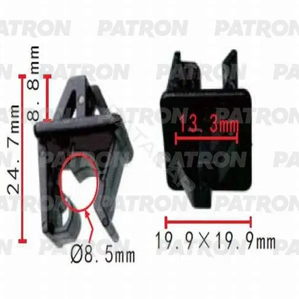 Клипсы, фиксаторы, зажимы PATRON P37-0533