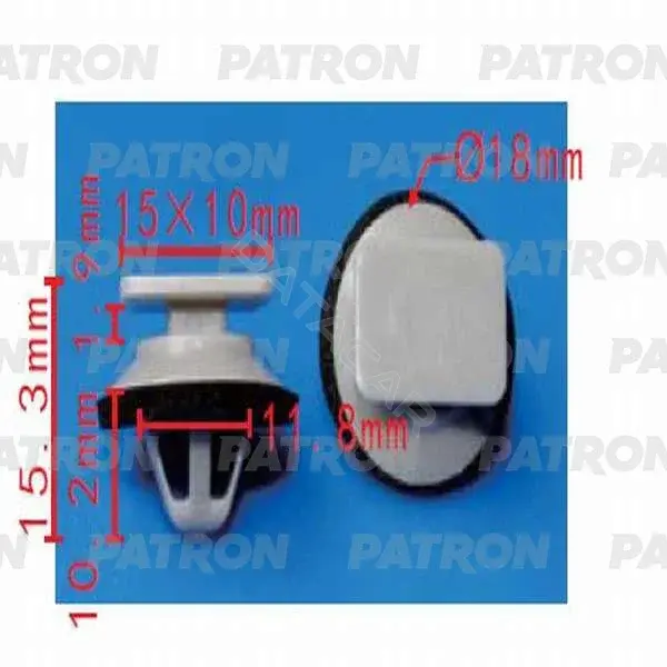 Клипсы, фиксаторы, зажимы PATRON P37-0535